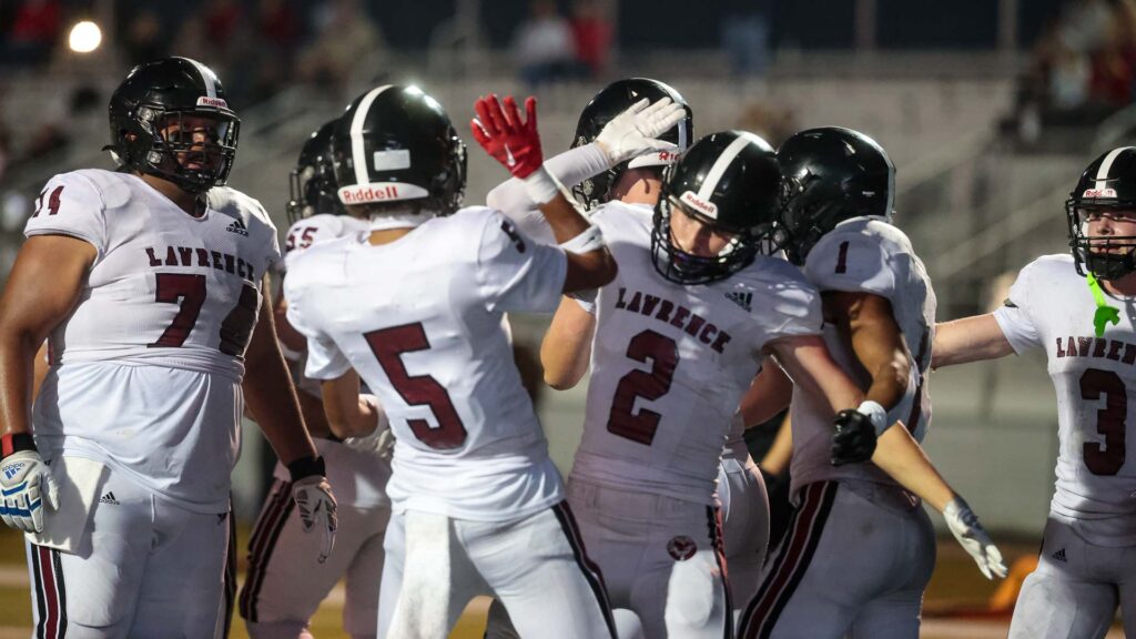 Lawrence football vs. Olathe Northwest, Week 3-16