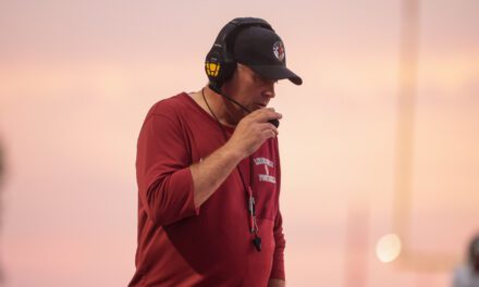 INTERVIEW: Lawrence football head coach Jason Thoren talks about team’s 42-21 home loss against Mill Valley