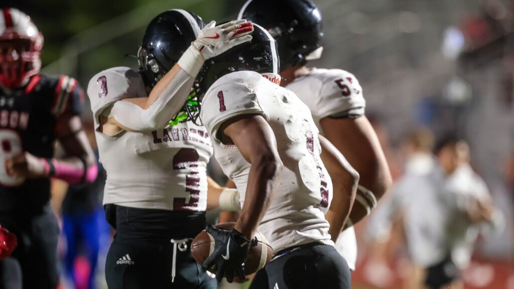 Lawrence High football vs. Shawnee Mission North, Week 7-20