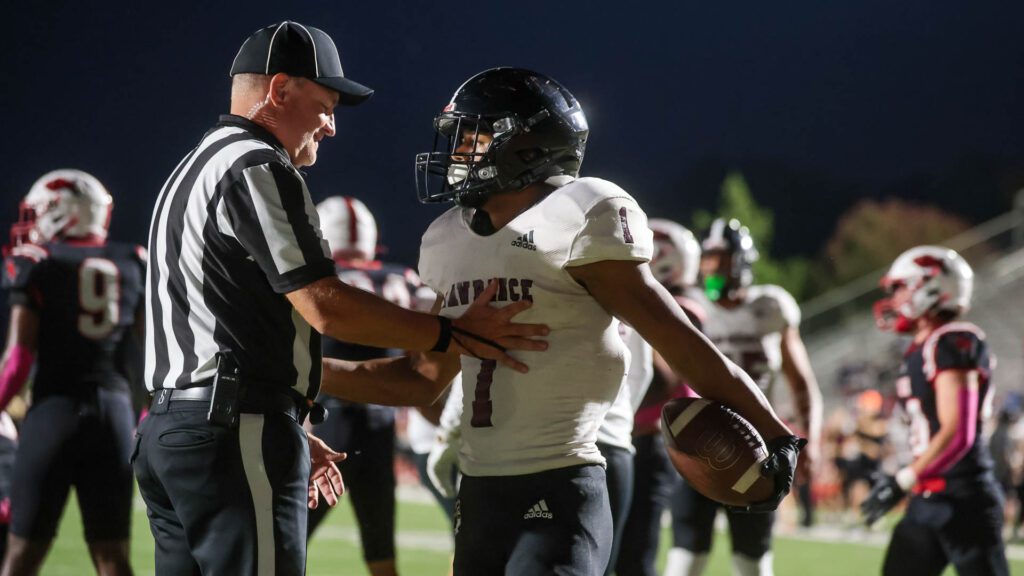 Lawrence High football vs. Shawnee Mission North, Week 7-22