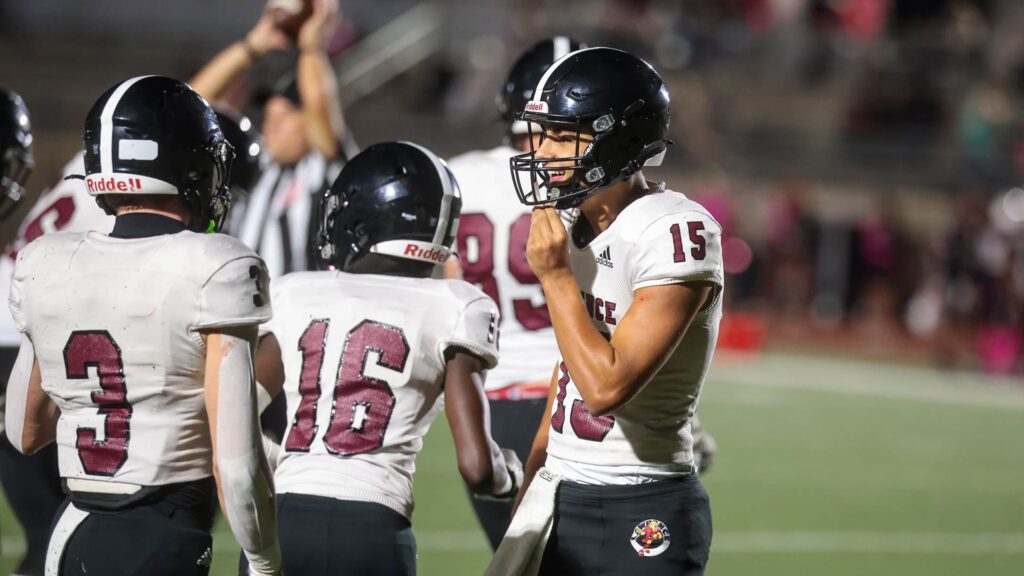 Lawrence High football vs. Shawnee Mission North, Week 7-26