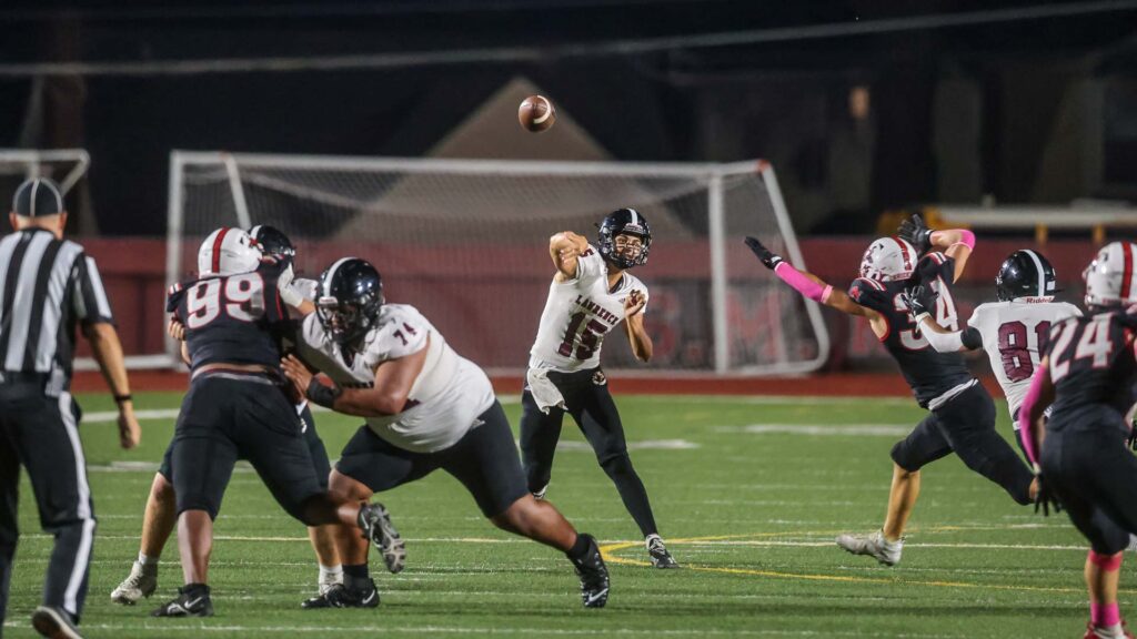 Lawrence High football vs. Shawnee Mission North, Week 7-27