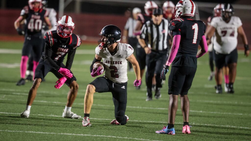 Lawrence High football vs. Shawnee Mission North, Week 7-30