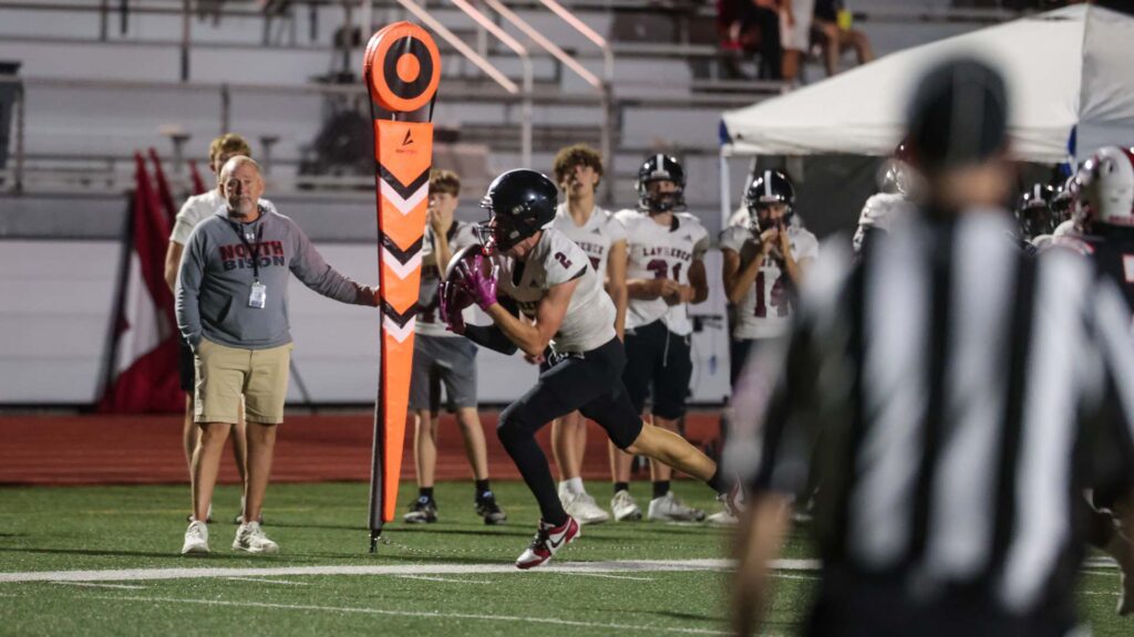 Lawrence High football vs. Shawnee Mission North, Week 7-40