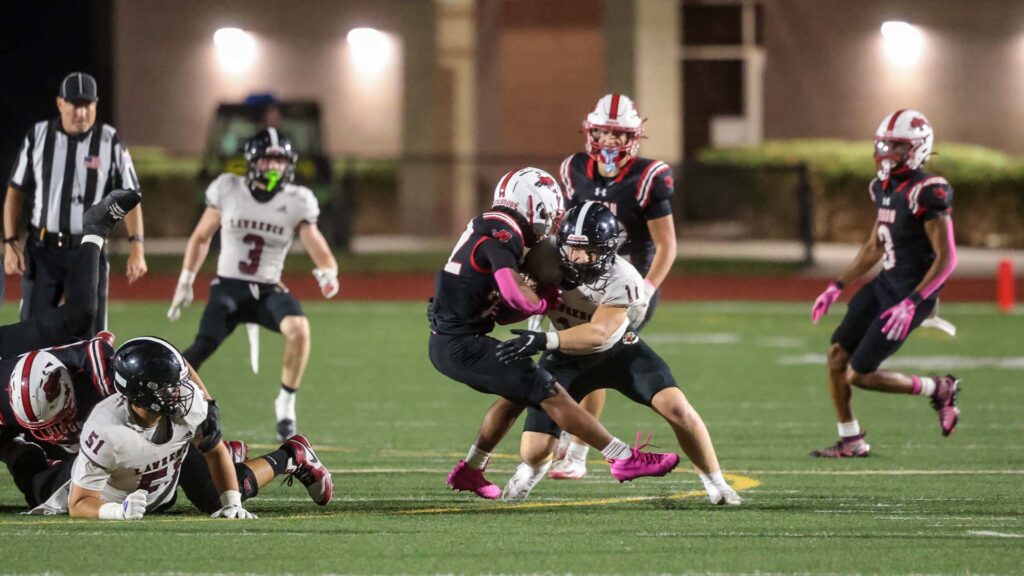 Lawrence High football vs. Shawnee Mission North, Week 7-43