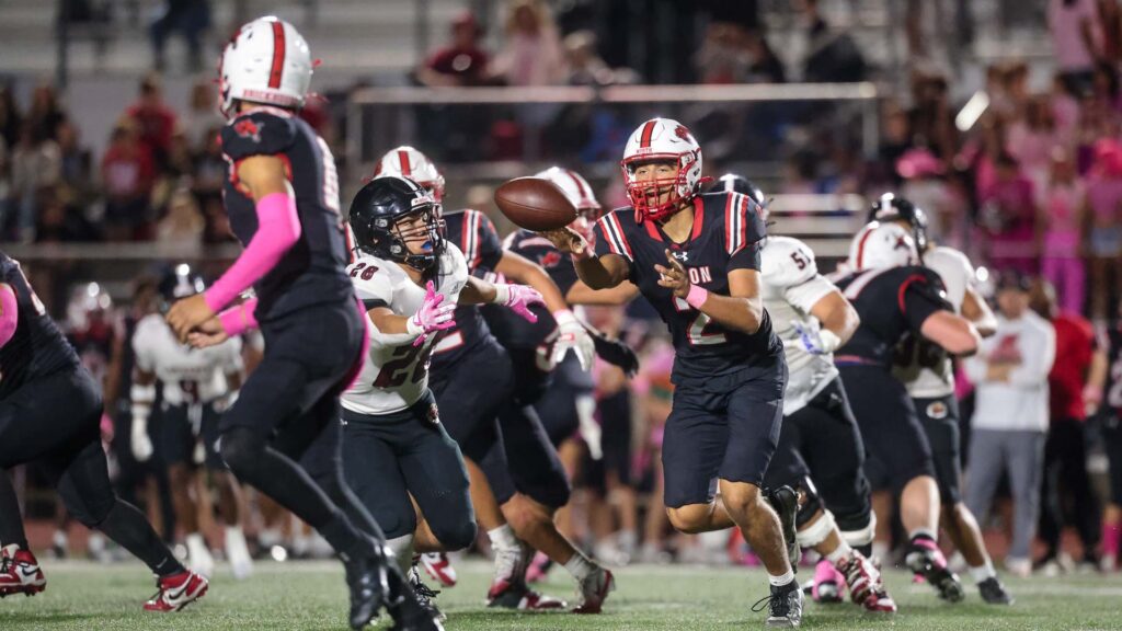 Lawrence High football vs. Shawnee Mission North, Week 7-44