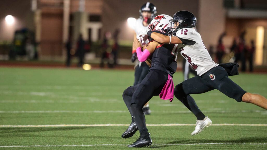 Lawrence High football vs. Shawnee Mission North, Week 7-45