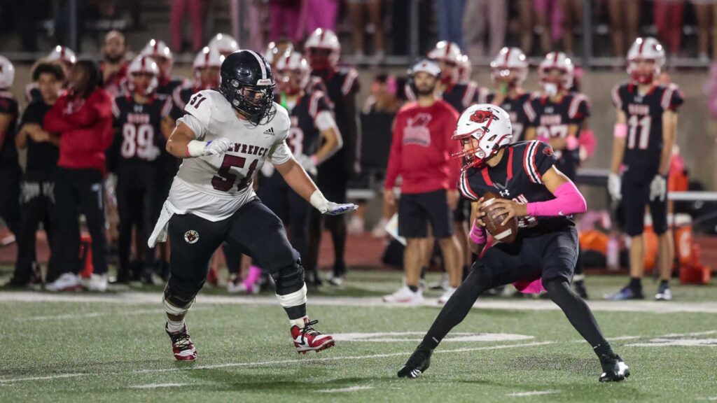 Lawrence High football vs. Shawnee Mission North, Week 7-58
