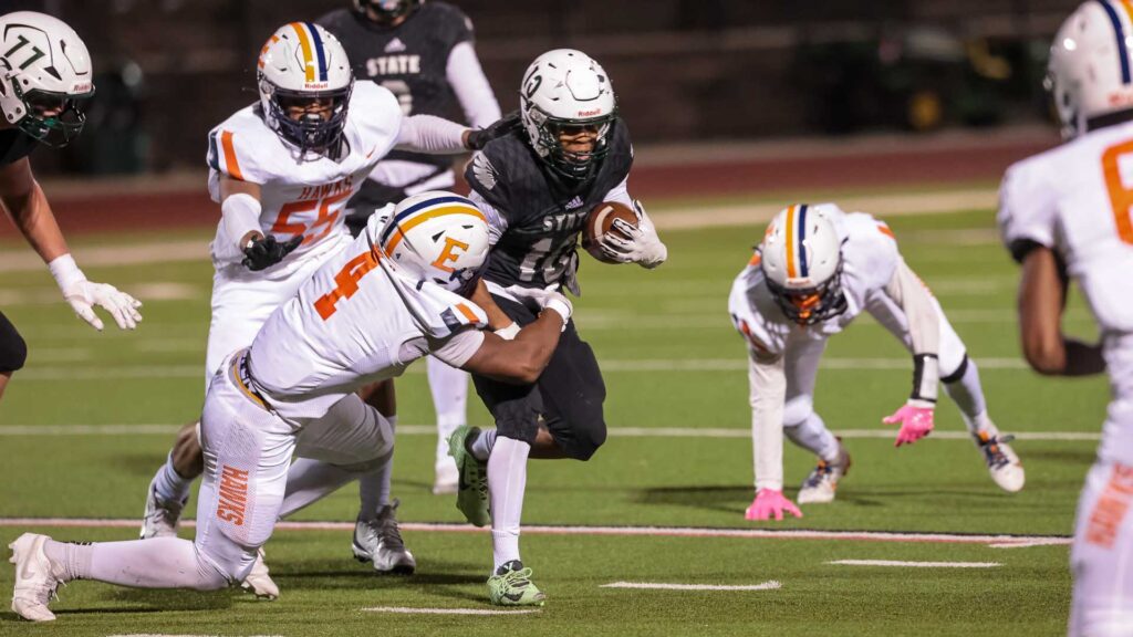 Free State football vs. Olathe East, playoff opener-27