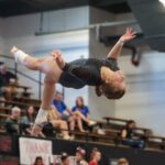 PHOTOS: Lawrence, Free State gymnastics at Sunflower League championship meet