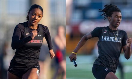 Lawrence High track & field’s Woods, Pope key Lions’ multiple gold-medal haul at Washburn Rural’s Coach Beardslee Invite